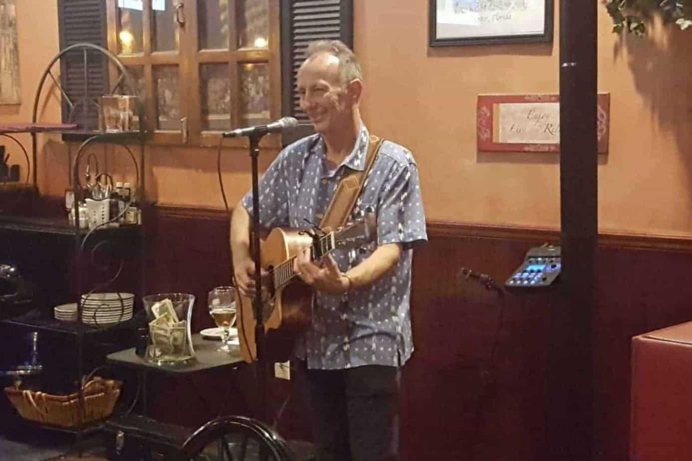David Goodman at the Dolphin Bar